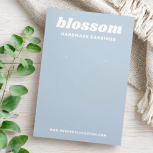 Carte d'affichage du logo de la police de caractèr