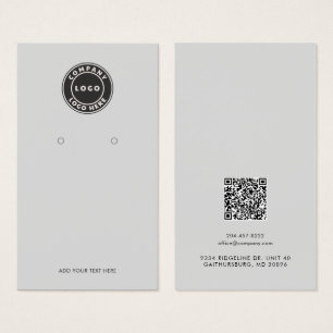 Carte d'affichage du logo d'entreprise personnalis