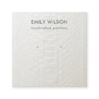 CARTE D'AFFICHAGE EN CUIR BLANC TEXTURE ÉTUDIANT