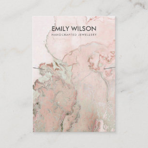 CARTE D'AFFICHAGE EN MARBRE D'OR ROSE BLUSH