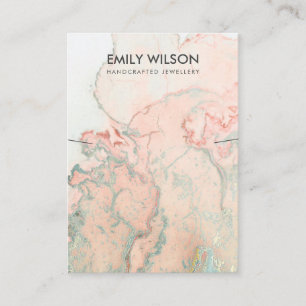 CARTE D'AFFICHAGE EN MARBRE VERT PEACH