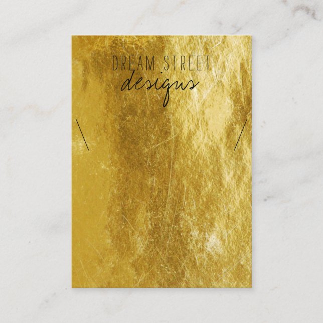 Carte d'affichage Gold (Devant)