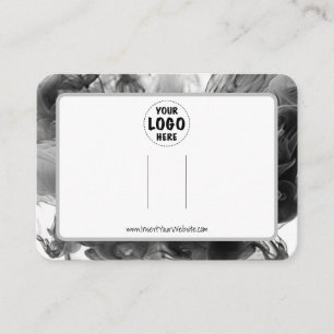 Carte d'affichage horizontale de votre logo Bow