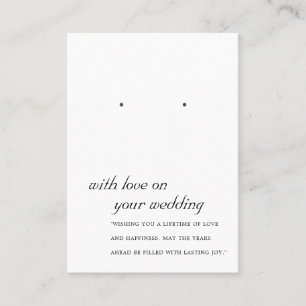 CARTE D'AFFICHAGE MARIAGE NOIR ET BLANC