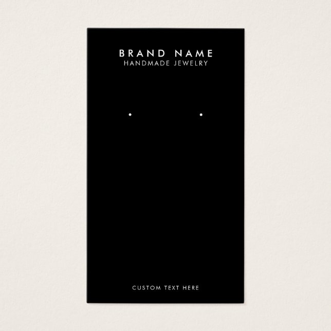 Carte d'affichage minimaliste moderne (Devant)