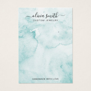 Carte d'affichage minimaliste moderne pour bijoux 