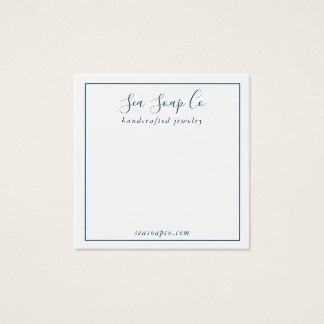 Carte d'affichage moderne (Devant)