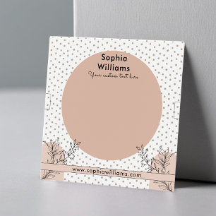 Carte d'affichage moderne Boho Pastel Bracelet