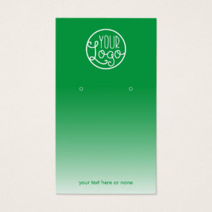 Carte d'affichage moderne Green Ombre Votre logo B