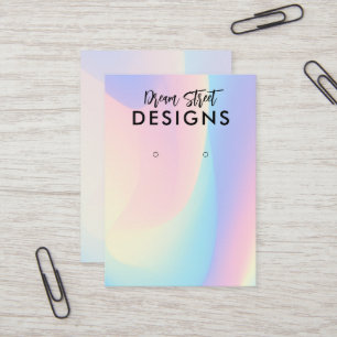 Carte d'affichage Pastel Arc-en-Ciel