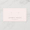 Carte d'affichage Pastel Pink Classic et Chic Jewe