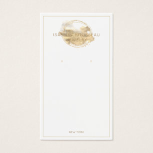 Carte d'affichage Platinum Gold Parties scintillan