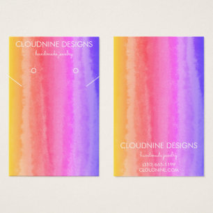 Carte d'affichage pour collier à bijoux à oreilles