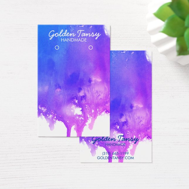 Carte d'affichage pour collier à oreille de peintu (Bureau)