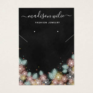 Carte d'affichage pour oreille en collier moderne 