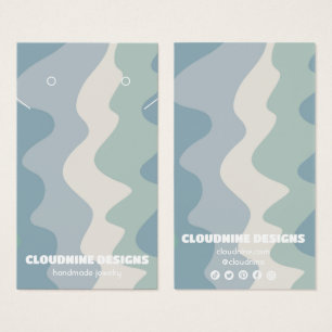 Carte d'affichage Retro Waves Earring Collier Bijo