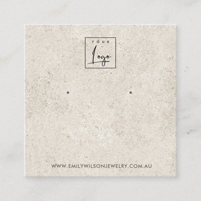 CARTE D'AFFICHAGE RUSTIQUE DE STUCCO BLANC STUD EA (Devant)