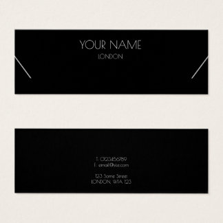 Carte d'affichage simple collier