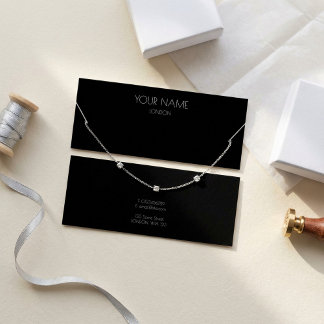 Carte d'affichage simple collier