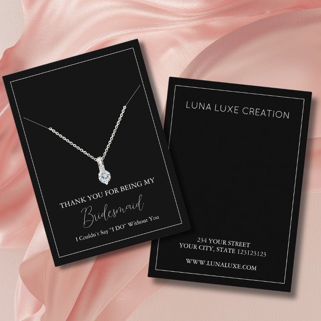 Carte d'affichage simple collier de servante d'acc (Créateur téléchargé)