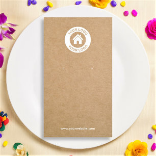 Carte d'affichage simple et moderne Kraft