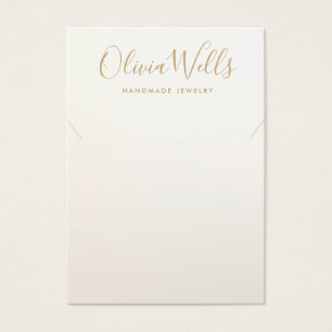 Carte d'affichage simple et moderne Satin Gold Col