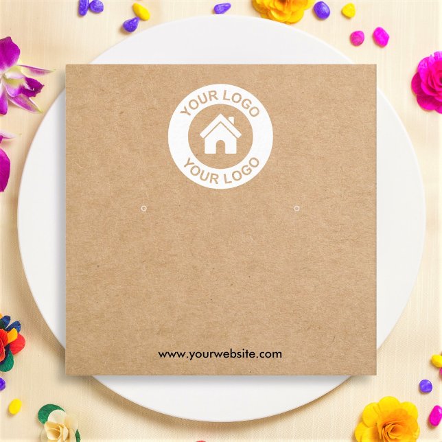 Carte d'affichage simple Kraft Papier à oreille bi (Créateur téléchargé)