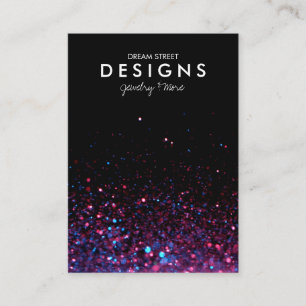 Carte d'affichage tendance Parties scintillant ros
