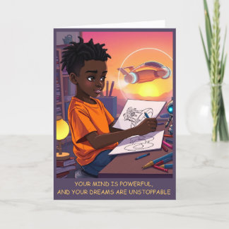 Carte d'affirmation de l'esprit puissante