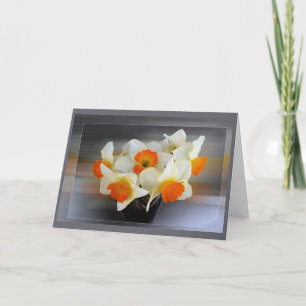 Carte Daffodiques du début du printemps