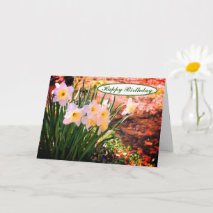 Carte Daffodiques Par Brook Floral Anniversaire