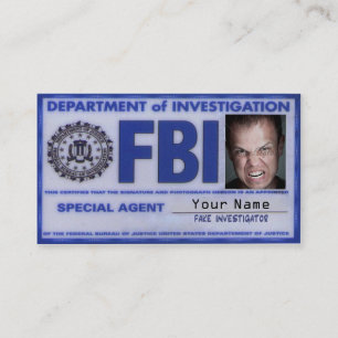 Carte d'agent du FBI