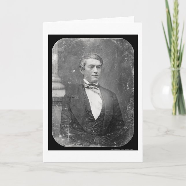 Carte Daguerréotype 1850 d'argile de Cassius (Devant)