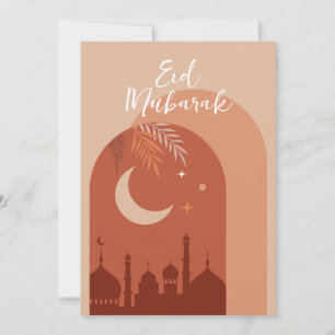 Carte d'Aïd Boho Eid Moubarak