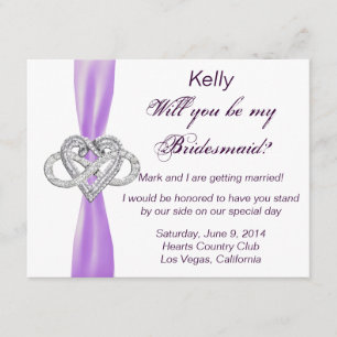 Carte d'aide au coeur de Purple Infinity