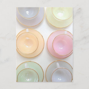 Carte Dainty Girly Pastel Tea Cup