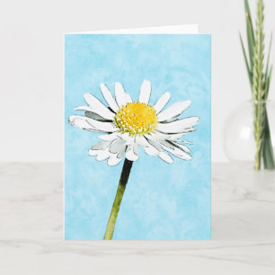Carte Daisy Blank