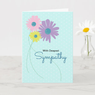 Carte Daisy Bouquet Bereavement