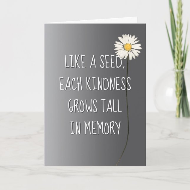 Carte Daisy Merci (Devant)