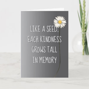 Carte Daisy Merci