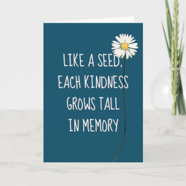 Carte Daisy Merci (Devant)