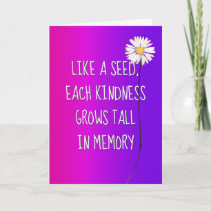Carte Daisy Merci