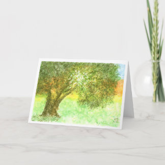 Carte d'Aleph d'arbre d'été