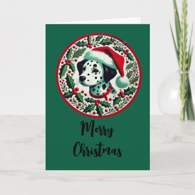 Carte Dalmatie de Noël (Devant)