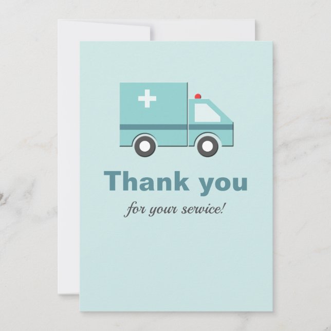 Carte d'ambulance (Devant)