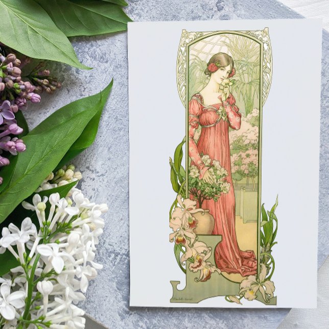 Carte Dame dans une serre (Créateur téléchargé)
