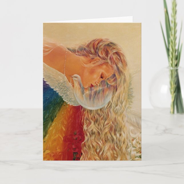 Carte Dame de l'Aube par Elizabeth Kyle. (Devant)