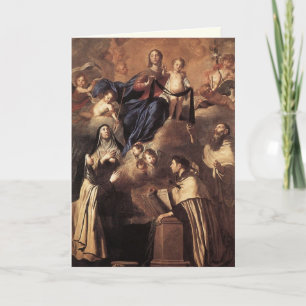 Carte Dame du Mont Carmel & Saints Religieux