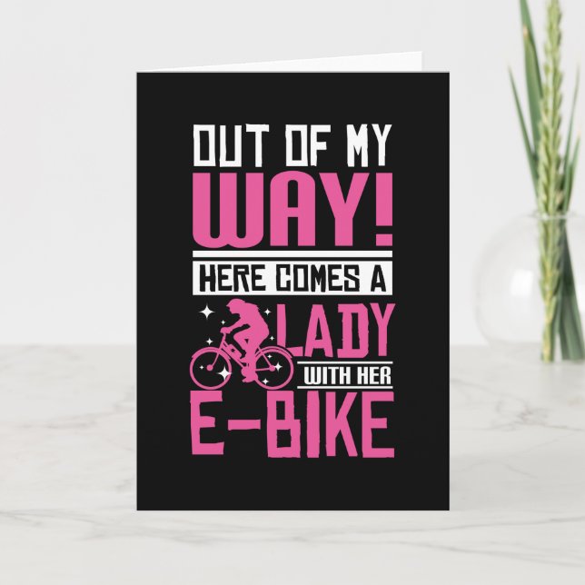 Carte Dame e-bike (Devant)