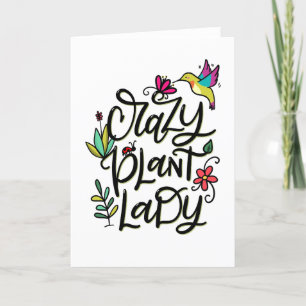 Carte Dame Plante folle